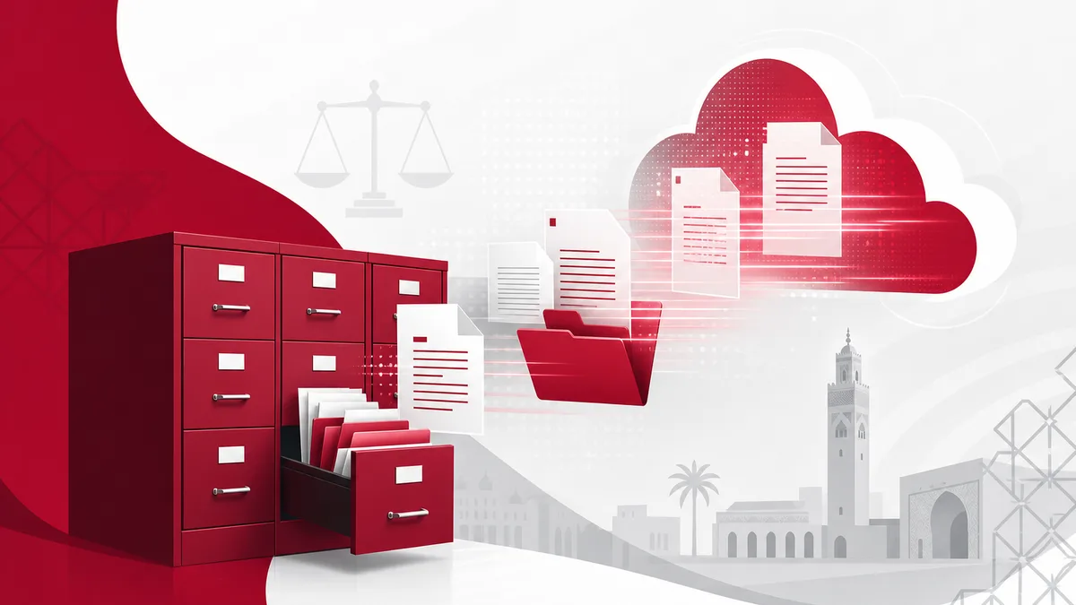 الأرشفة الإلكترونية في المغرب: الإطار القانوني والبدء وحل Archidoc