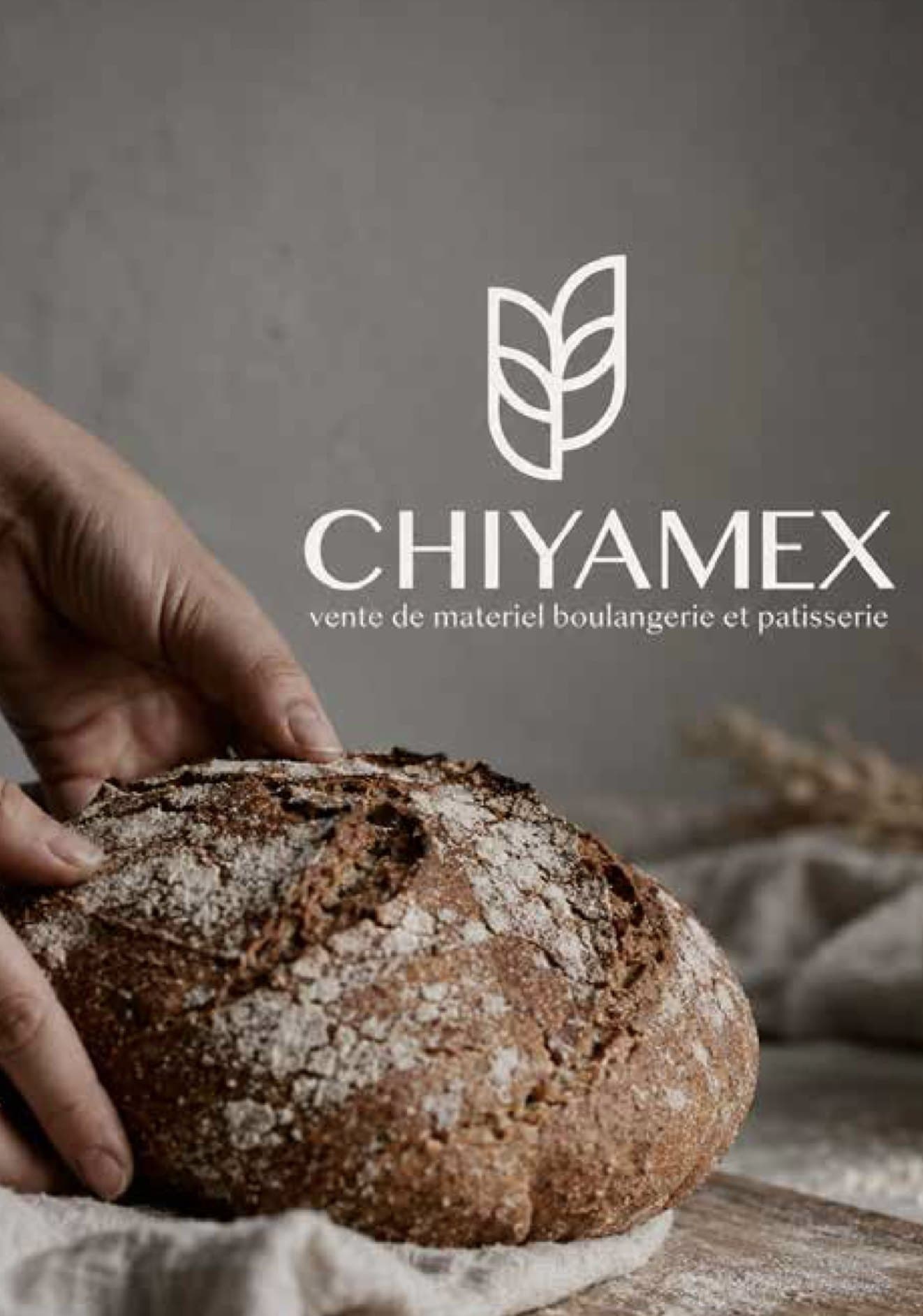 Pain marqué du signe CHIYAMEX