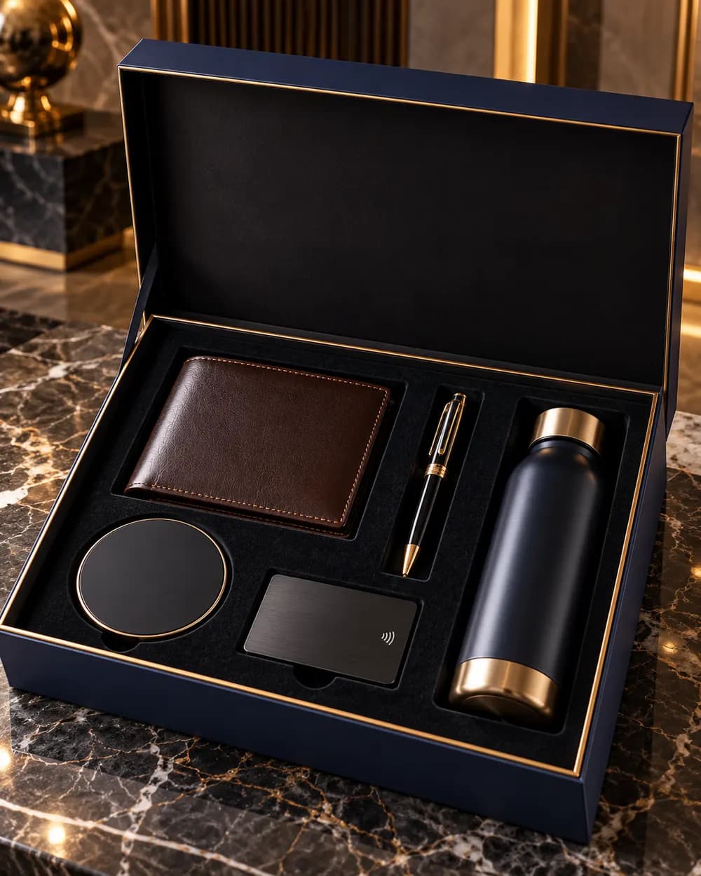 Prestige — Notre coffret le plus haut de gamme, pour la direction et les grandes occasions.