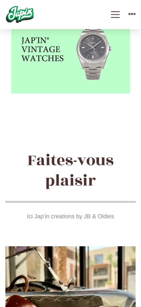 Galerie mobile Japin Vintage