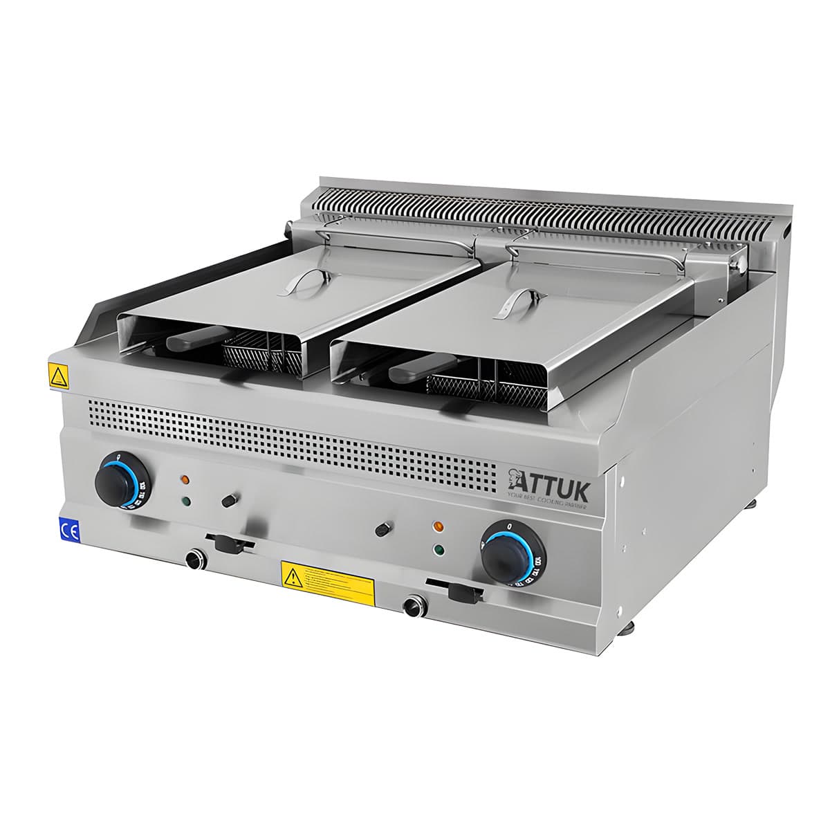 Friteuse électrique 2 bacs 12 + 12 L, Série 700