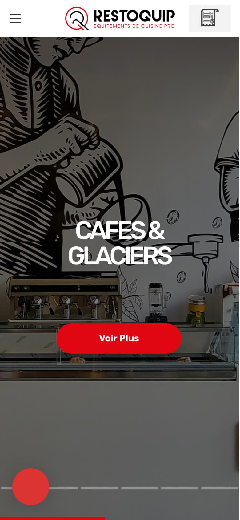 restoquip.com sur mobile